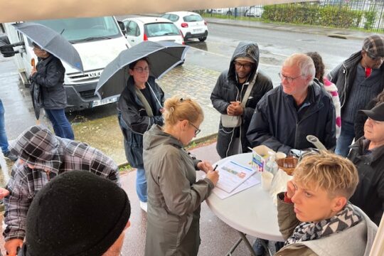 Réunion d’information sur la gestion des déchets, quartier de Presles à Soissons