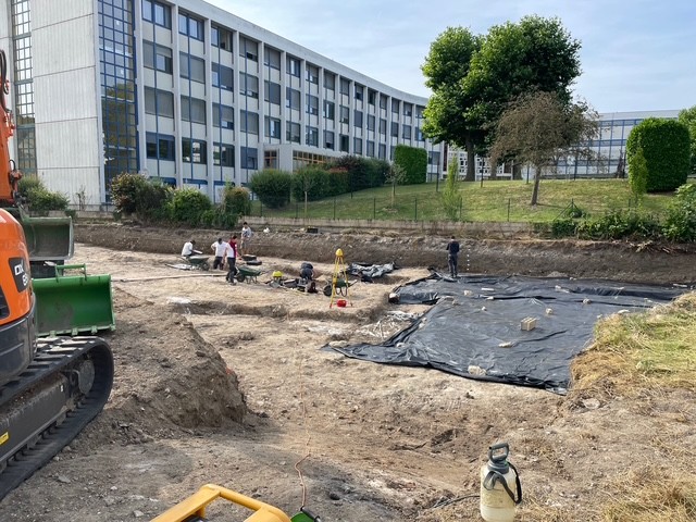 Fouilles archéologie Construction logements OPAL