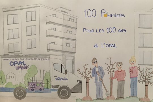 Les 100 pommiers OPAL® sont plantés pour nos 100 ans